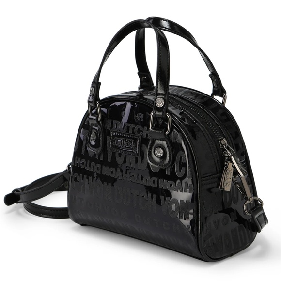 Von Dutch Black Onyx Reflective Bowling Bag - Picture 1 of 8